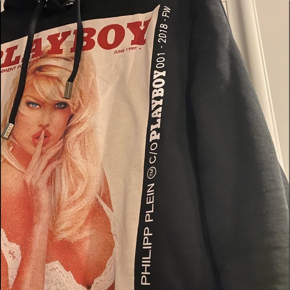 PHILIPP PLEIN x PLAYBOY Black 'Playboy Cover' Sweatshirt (unisex) - Picture 3 of 16